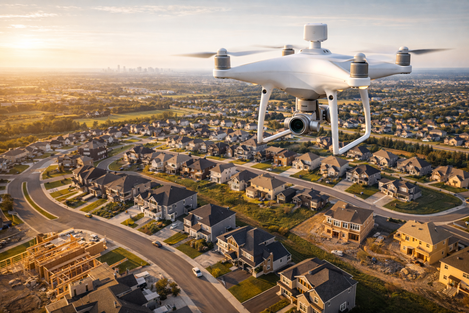 Drone mapping residential real estate